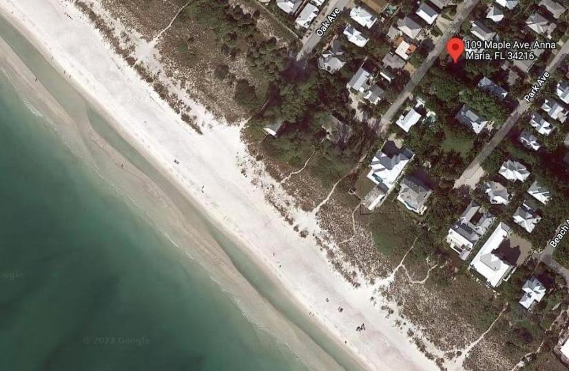 Casa Posada - So Close You Can Hear The Waves Historic Beach Cottage W Beach Gear Анна-Марія Екстер'єр фото